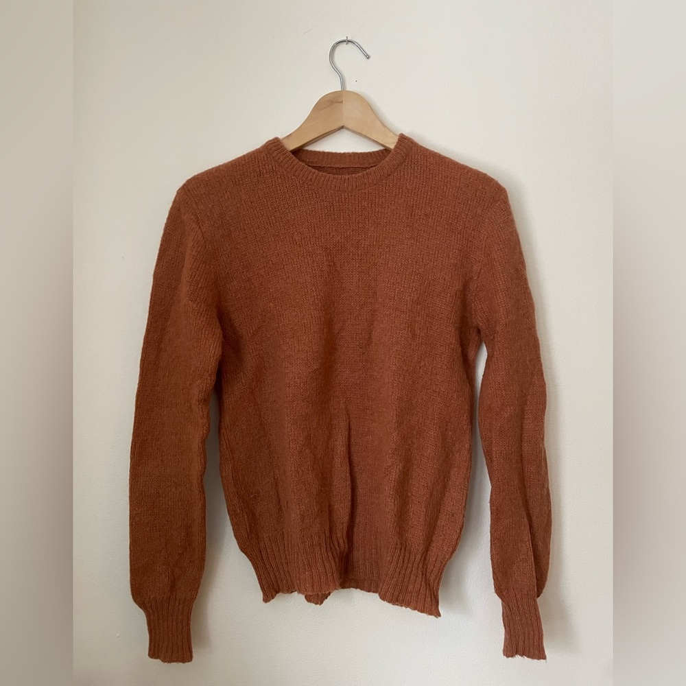 Vintage wool and mohair crewneck